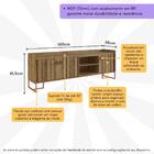 Rack Tv Até 50" Com 3 Portas E Nichos Multimóveis Cr45190 Woo