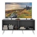 Rack Tv Até 50 Polegadas 4 Portas Retrô Com Espelhos Multimóv