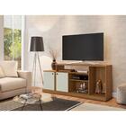 Rack Tv Até 50 Polegadas Alabama Para Sala Freijó E Cinza