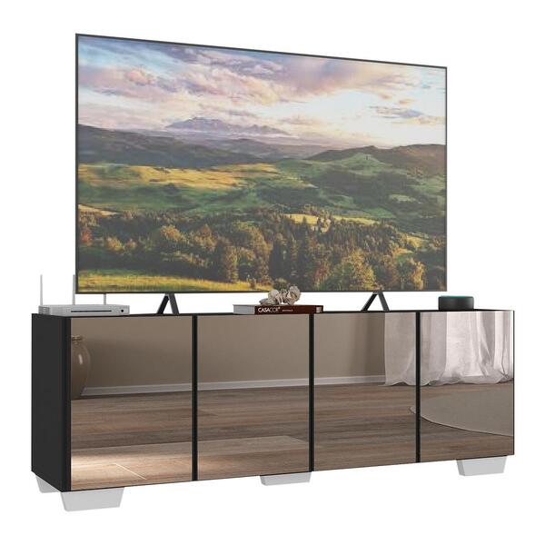 Rack Tv Até 50 Polegadas Com Espelhos 4 Portas Multimóveis Mp