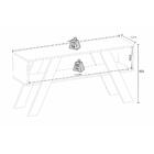 Rack Tv Até 55" Retrô 119cm Multimóveis Cr45216