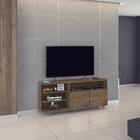 Rack Tv Até 65" Com 2 Portas E Rodízios Multimóveis Cr45222