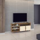 Rack Tv Até 65" Com 2 Portas E Rodízios Multimóveis Cr45222