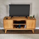 Rack Tv Bancada 40 Polegadas Madeira 2 Portas 2 Nichos Tivoli