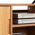 Rack Tv Bancada 40 Polegadas Madeira 2 Portas 2 Nichos Tivoli