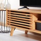 Rack Tv Bancada Madeira 40 Polegadas 1 Porta De Correr Sean -