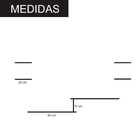 Rack Tv Suspenso Organizador Livros Para Quarto Sala Em Mdf