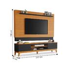 Rack Verona 1 Prateleira Preto Freijó