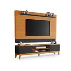 Rack Verona 1 Prateleira Preto Freijó