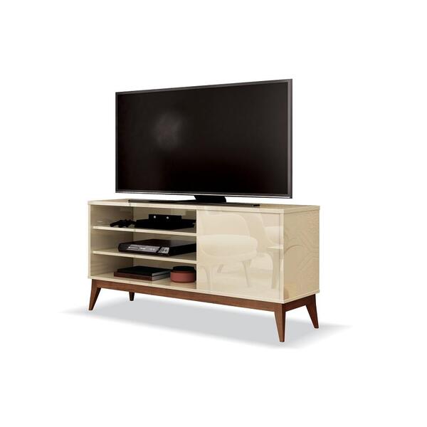 Rack Vinci 1 Porta Nicho Com 3 Prateleiras Tv 50 Polegadas "l