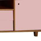 Rack Vintage Madeira E Rosa 180 Cm