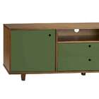 Rack Vintage Nogal E Verde Musgo 180 Cm