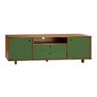 Rack Vintage Nogal E Verde Musgo 180 Cm