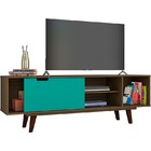 Rack Vintage Óregon – Olivar - Rustico / Turquesa