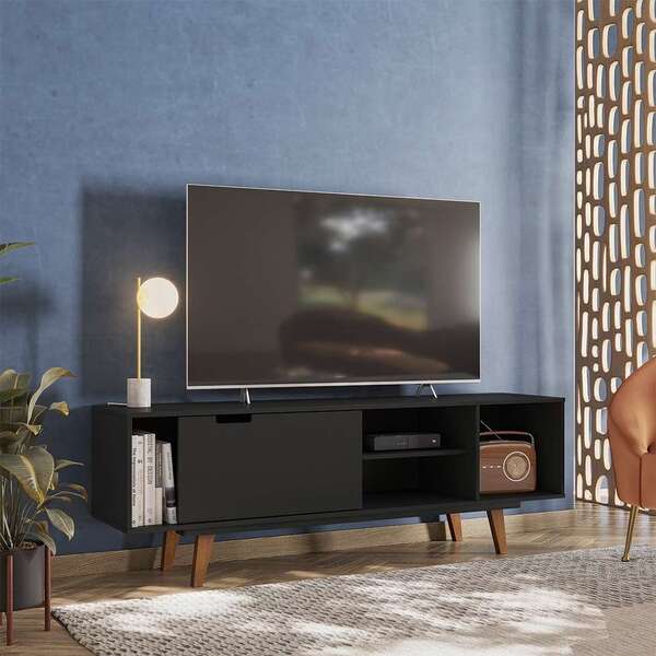 Rack Vintage Óregon Preto 162 Cm