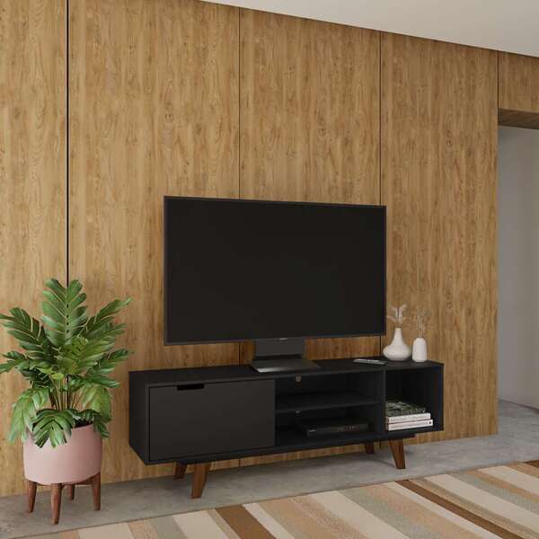 Rack Vintage Utah Preto 162 Cm