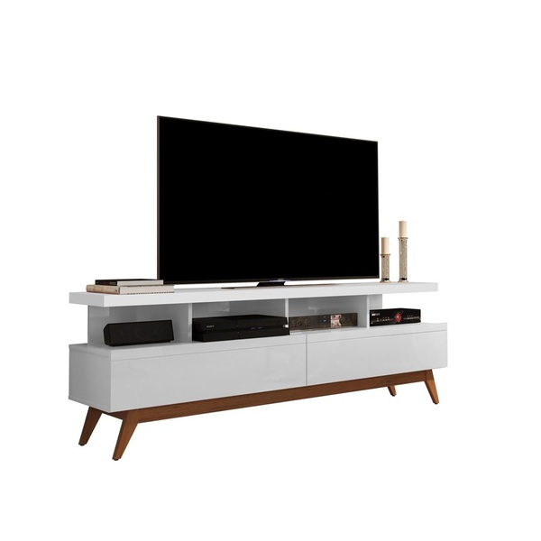 Rack Vivare 1.6 Wood Branco-germai Móveis