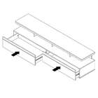 Rack Vivare 1.6 Wood Off White/nature-germai Móveis