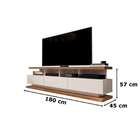 Rack Vivare 1.8 New Off White Freijó – Germai Móveis