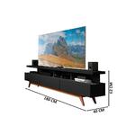 Rack Vivare 1.8 Wood Black - Germai Móveis