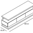 Rack Vivare Branco Branco 180 Cm