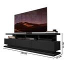 Rack Vivare Rack Vivare Preto 180 Cm