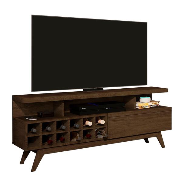 Rack Vivare Wood 1.36 Adega 12 Garrafas Decoração Sala Estar