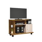 Rack Vivax Tv 26 100cm 1 Porta Carvalho Intense Off White Bnn