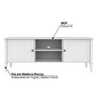 Rack Vogue Com 2 Portas E 2 Nichos - Branco