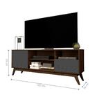 Rack Wezen 2 Portas Cedro Cinza