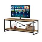 Rack Wooden Carvalho E Preto 120 Cm