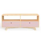 Rack Xis 120cm com Gavetas Rosa Claro - Veromobili