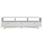 Rack Xis 180cm Com Gavetas - Branco