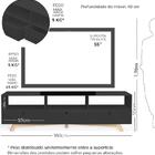 Rack Xis 180cm Com Gavetas - Branco