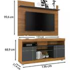Rack Yara E Painel Maia Para Tv 55 Polegadas Clb
