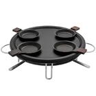 Raclette Grill 9 Peças 37 Cm Preto Forma Inox 2002