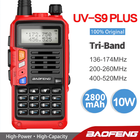 Radio Baofeng Uv S9 Plus Vermelho