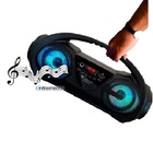 Radio Caixa De Som Portátil Bluetooth Com Alça Usb Tf Fm