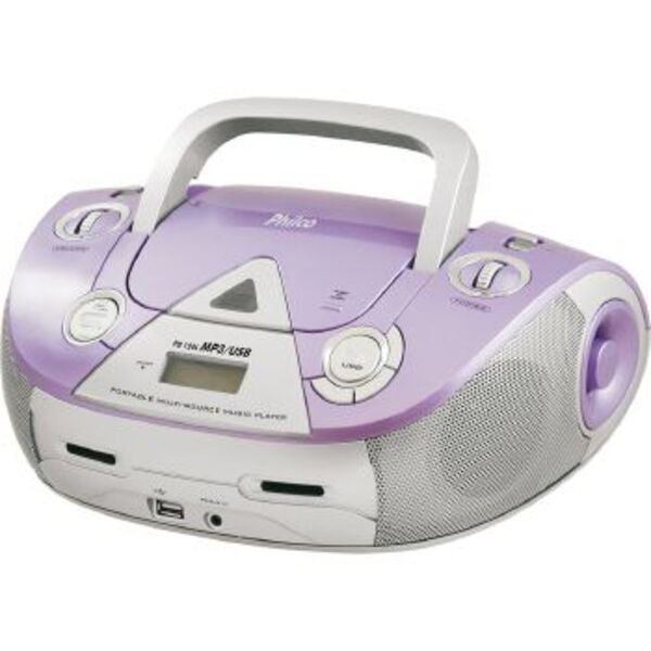Radio Philco 4 Watts Rms Cd Fm Mp3 Usb - Pb126l Lilas - 34148