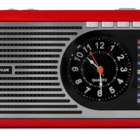 Radio Portátil Clock Mp3 Red Telespark 3w Usb À Bateria