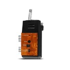 Radio Portatil Retro Vintage Am-fm Grasep D-1602 Madeira