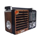 Radio Retro Antigo Am Fm Sw Usb Sd Tf Lanterna Bluetooth Le L