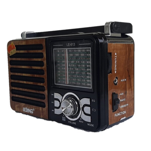 Radio Retro Antigo Am Fm Sw Usb Sd Tf Lanterna Bluetooth Le L
