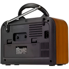 Rádio Retrô Vintage Fm/am Usb Bivolt Bluetooth Com Relógio