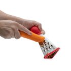 Ralador 3 Faces De Inox Com Silicone 15cm - Mozcada Vermelho U