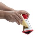 Ralador 3 Faces De Inox Com Silicone 15cm - Mozcada Vermelho U