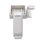 Ralador De Queijo Manual De Inox E Plástico Branco 14.5 Cm -