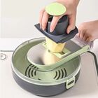 Ralador E Fatiador De Vegetais Redondo 15 Peças