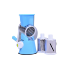 Ralador E Fatiador Manual 3 Lâminas Azul Kala