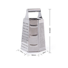 Ralador Fatiador Inox Manual Legumes Queijos 6 Lados Faces